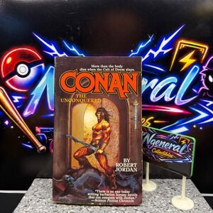 Conan The Unconquered Robert Jordan Tor First Edition 1983 Paperback 0812514009